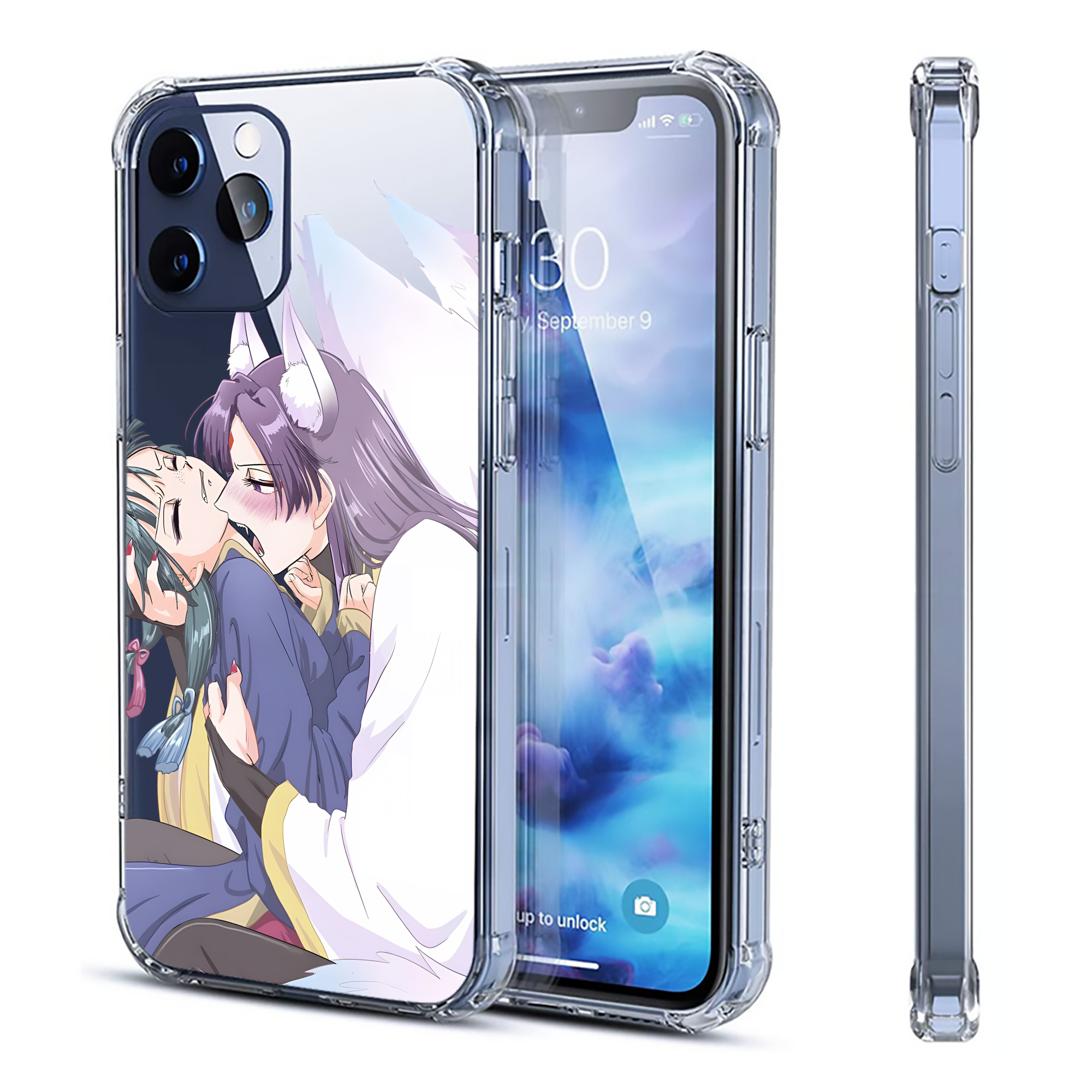 （画像用） 薬屋のひとりごと The Apothecary Diaries 【iPhone 12シリーズ対応】透明スマホケース（クリアソフトケース）